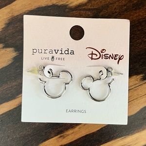 Pura Vida Disney Mickey Mouse Hoop Earrings
